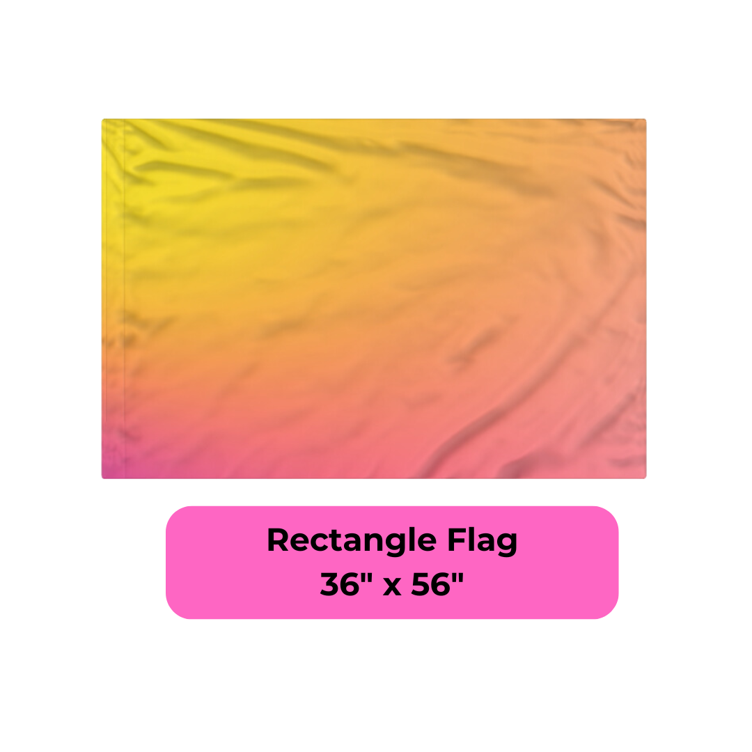 Rectangle Standard Flag 36"x56"