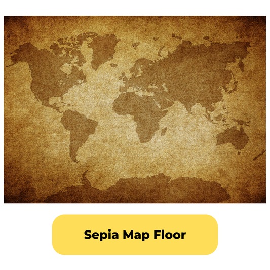 Sepia Map Floor