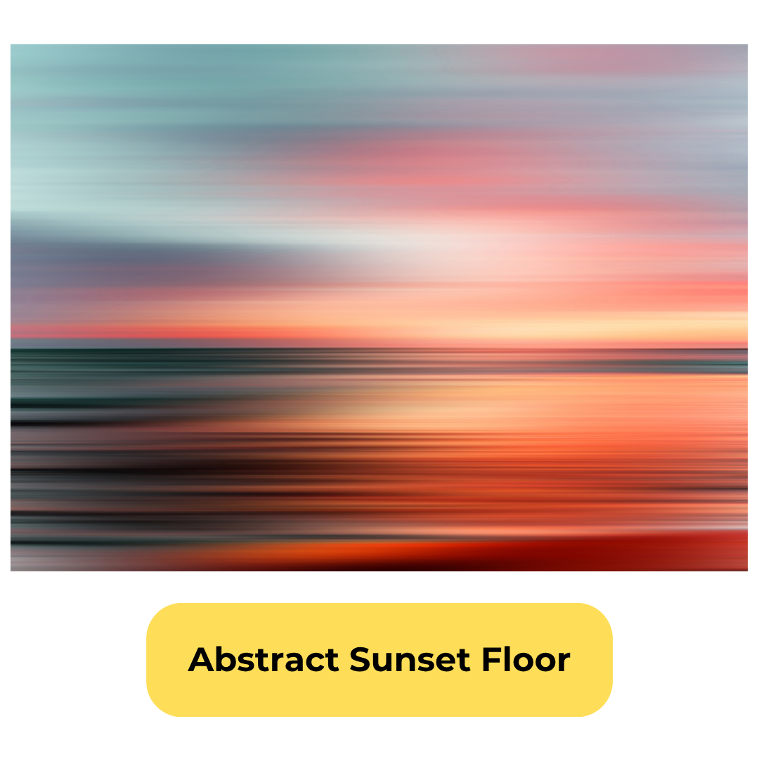 Abstract Sunset Floor