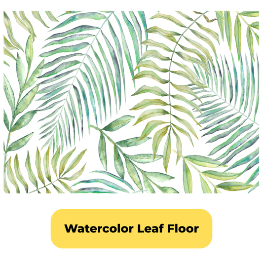 Watercolor Leaf Floor